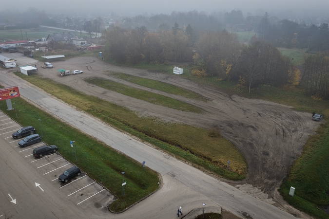 Sklypas, kuriame stovės modulinis darželis (Nidos g. 2A, Dercekliai).