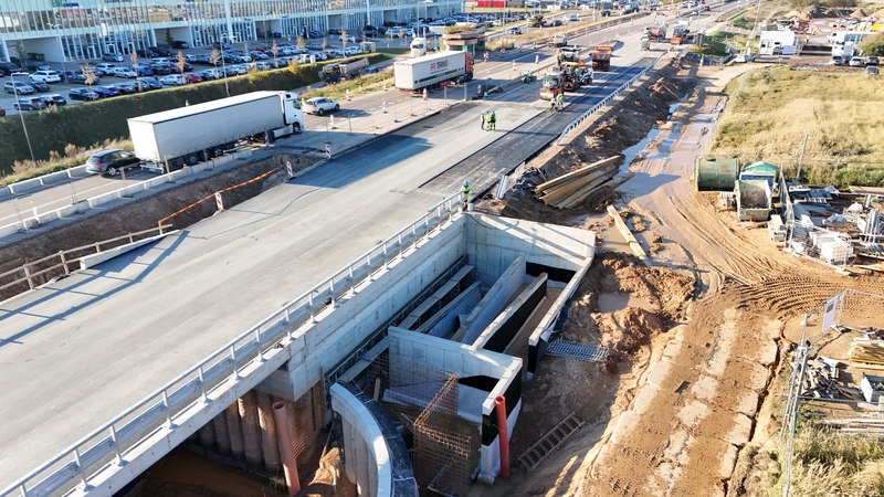 Tarandės tunelio statybos