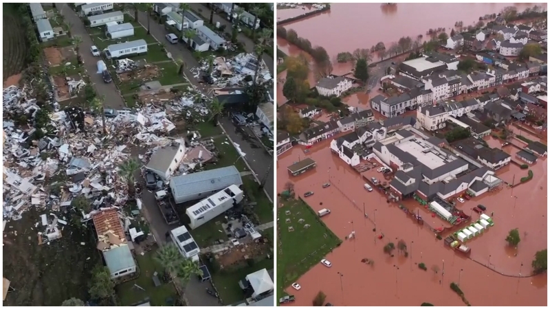 Per Europą praslinko siaubinga audra