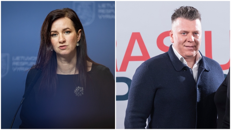 Inga Ruginienė ir Aleksandras Brokas