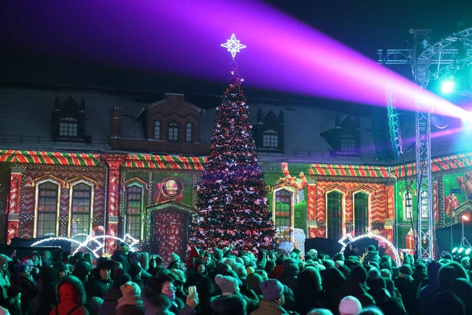 Pagrindinės Kauno rajono Kalėdų eglės įžiebimas