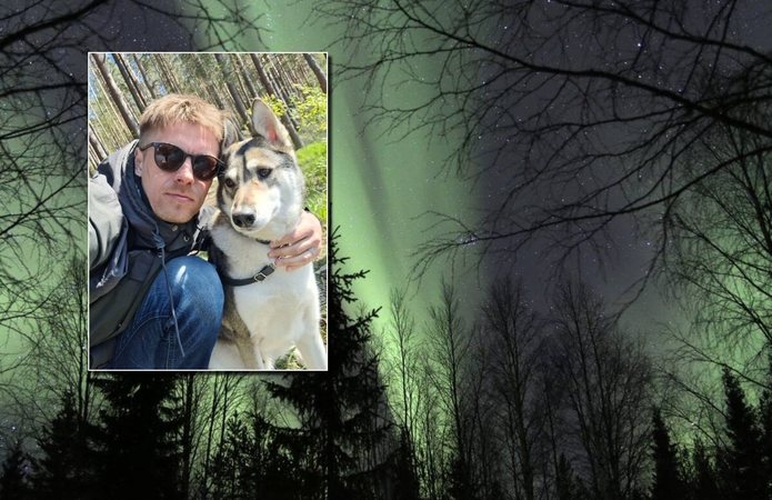 Draugystė: grįžęs į Lietuvą Karolis nebegalėjo savęs įsivaizduoti be šuns, todėl įsigijo Sibiro laiką Ūką. 