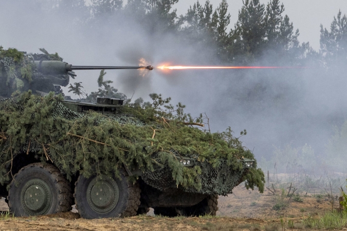 Pratybų Pabradės poligone metu sunkiai sužeistas Belgijos karys