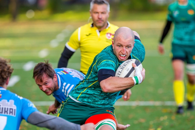 Charakteris: „Ąžuolo“ komanda ne kartą įrodė, kad regbis – tikrų vyrų žaidimas.