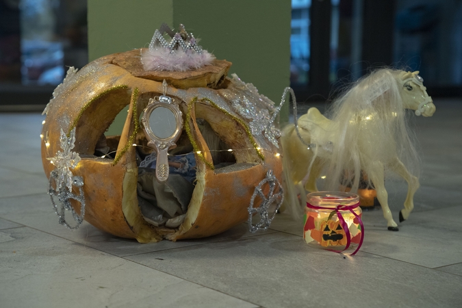 Gausa: šventę papuošė 366 originaliai išskaptuoti moliūgai.