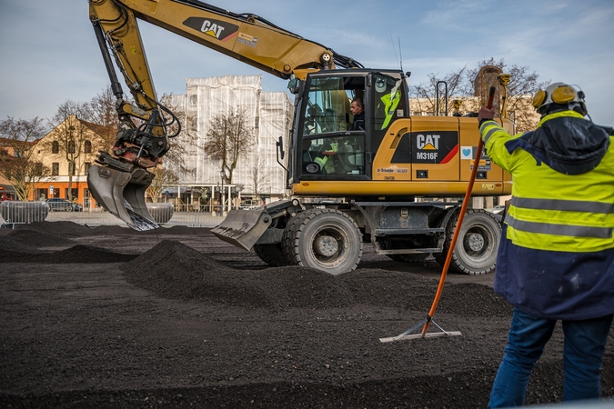 Veiksmas: ledo čiuožykla Teatro aikštėje atsiras dar iki eglutės įžiebimo.