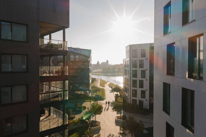 Vaizdas: prestižiniam būstui svarbi vieta, patogumas ir tai, ką žmonės matys pro langus.