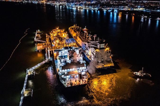 Įvykis: Klaipėdos SGD terminalą pasiekė didžiausios privačios Ukrainos energetikos grupės DTEK dukterinės įmonės „D. TRADING International SA“ užsakytas krovinys iš JAV.