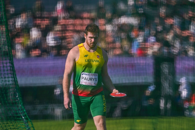 Laiku: svarbiausiame sezono starte M. Paurys net 1 m 69 cm pagerino asmeninį rekordą.