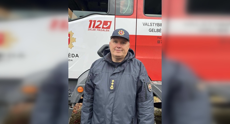Patirtis: Klaipėdos priešgaisrinės gelbėjimo tarnybos viršininko V. Kerševičiaus darbe įvykių, išgyvenimų ir iššūkių apstu.