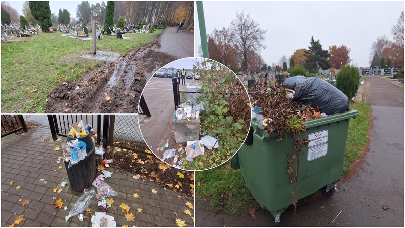Atliekos: atvykėliai pasipiktino perpildytomis šiukšliadėžėmis, nors matyti, kad jose daugiausia – greitojo maisto, gėrimų ir plastiko pakuotės.