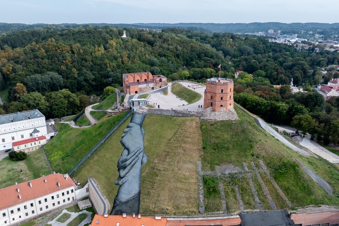 Muziejus: kyla rizika Gedimino kalno būklei