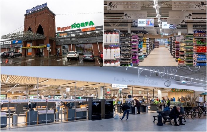 Populiari: prekybos centre „Šiaulių Bruklinas“ po rekonstrukcijos atidaryta „Hyper Norfa“. Tyrimai patvirtina, kad šio tinklo parduotuvės – šiauliečių mėgstamiausios ir ypač palankiai vertinamos dėl asortimento, prekių kainos ir kokybės santykio.
