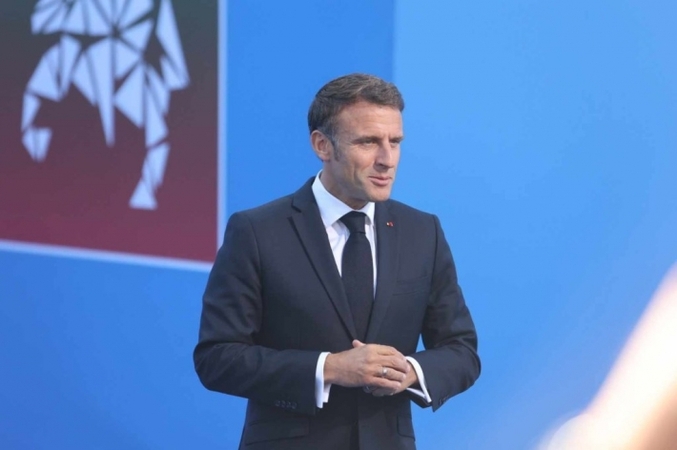 Emmanuelis Macronas: Europa atsisako būti JAV ir Kinijos technologijų įmonių vasale