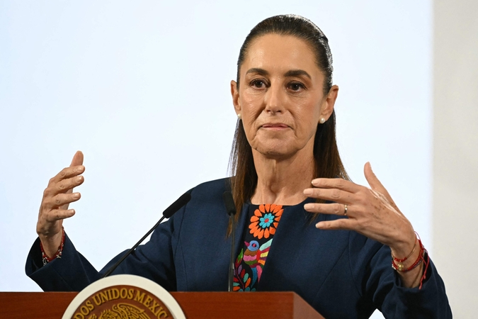 Prezidentė Sheinbaum atkirto Trumpui: jokių JAV smūgių Meksikai nebus