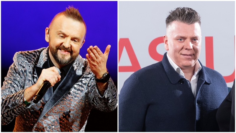 Stanislavas Stavickis-Stano (kairėje) ir Aleksandras Brokas