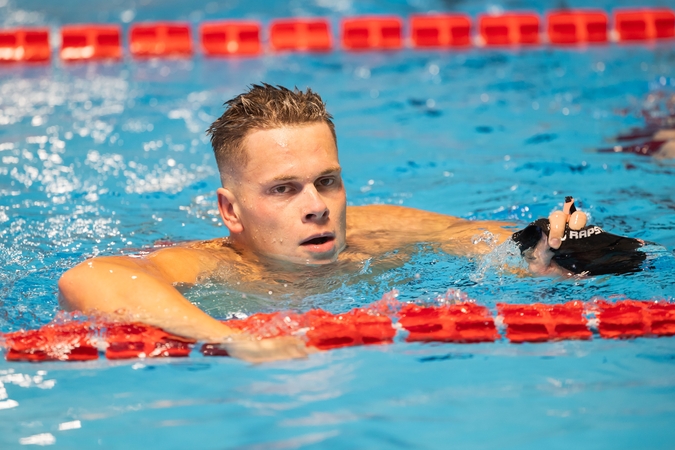 Nesėkmė Europos plaukimo čempionate – Rapšys nepateko į finalą