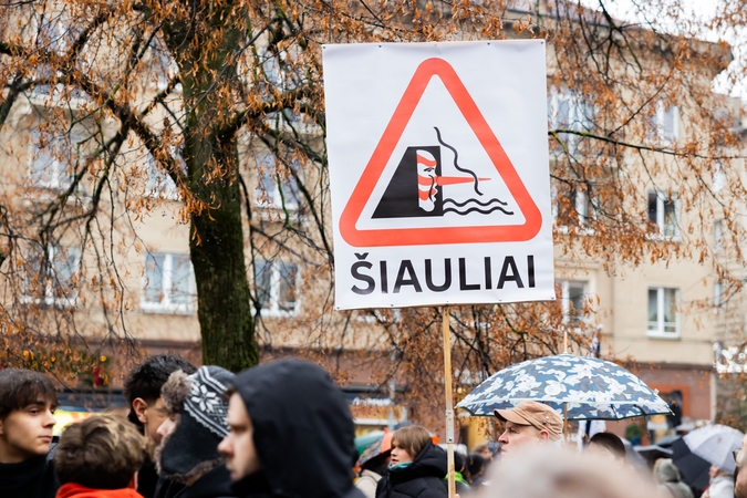 Protestas „Šalin rankas nuo laisvo žodžio“