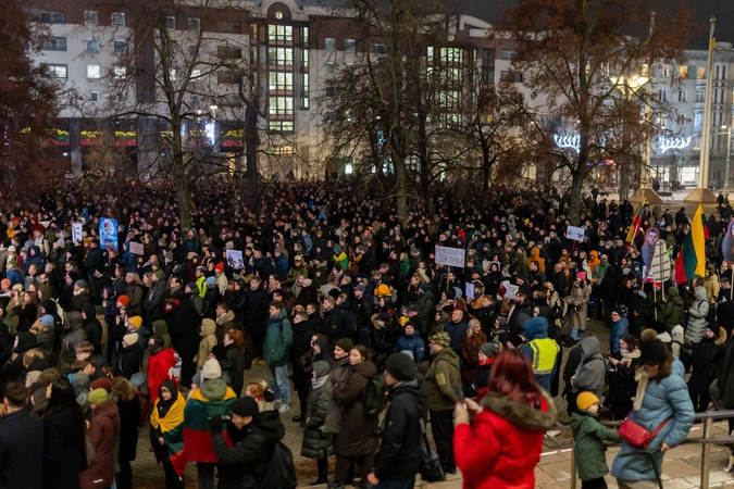 Antrasis protestas „Šalin rankas nuo laisvo žodžio!“