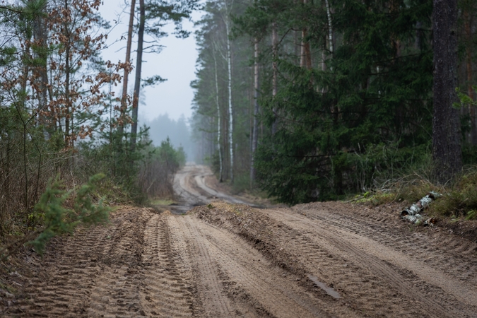 Būsimo Kapčiamiesčio poligono teritorija