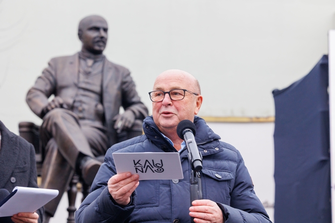 Tostas: V. Matijošaitis linkėjo kauniečiams tikėti savo miestu ir būti gerų pokyčių dalimi.