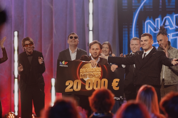 Projekto „LNK Iššūkis. Naujas Hitas“ nugalėtoju tapo Gediminas Jokubauskas: bus dar daug naujų hitų