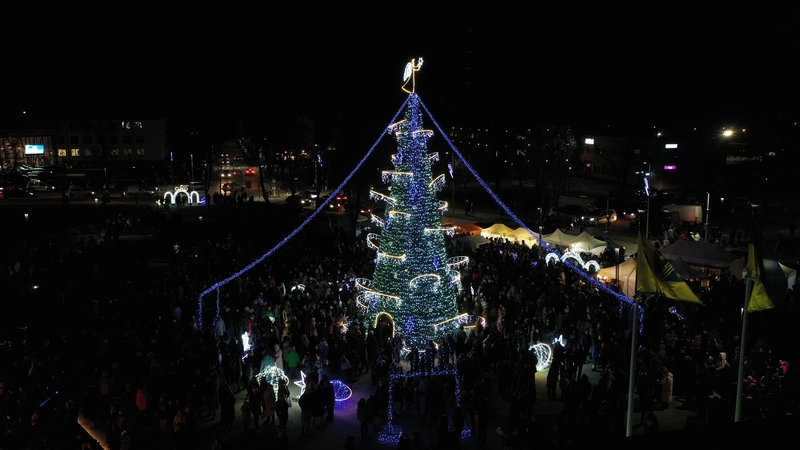 Elektrėnų Kalėdų eglės įžiebimas