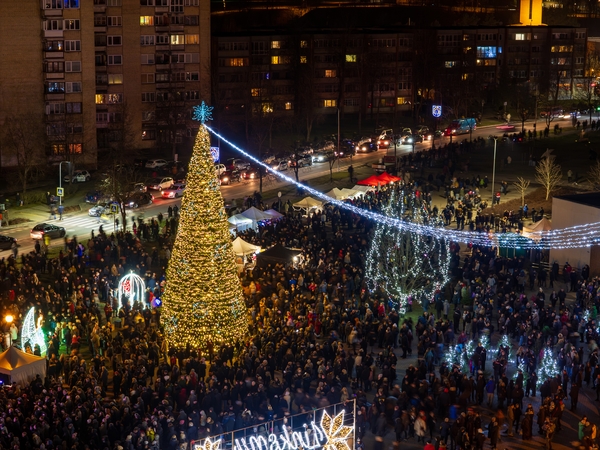 Utenos Kalėdų eglės įžiebimas