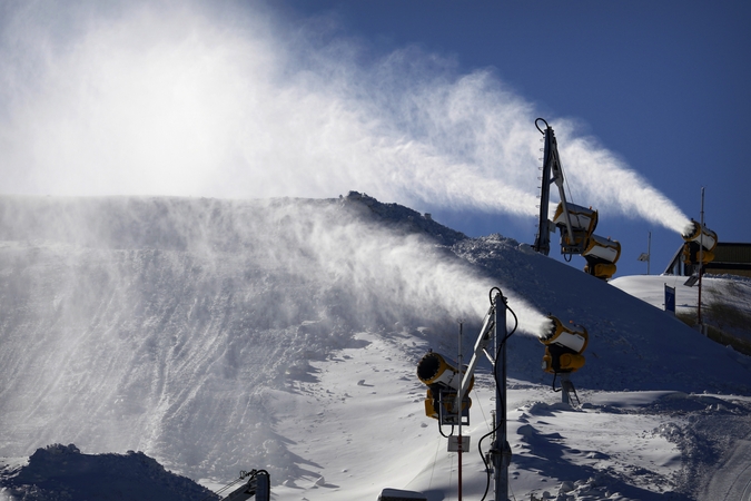 Žiemos olimpinių žaidynių organizatoriai išsprendė dirbtinio sniego problemą