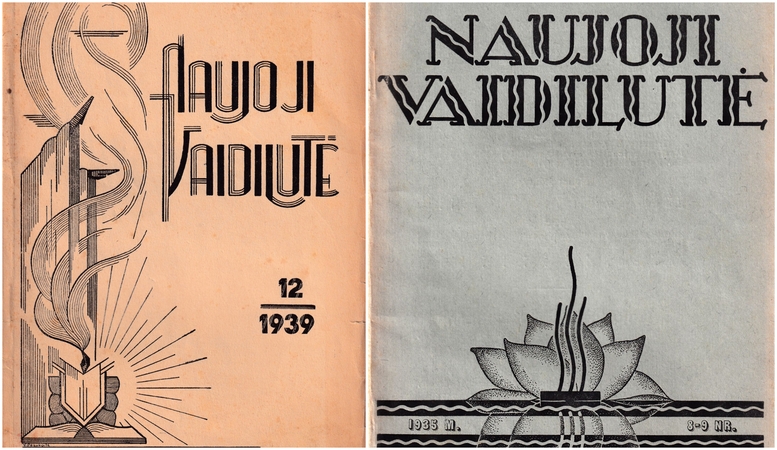 „Naujosios vaidilutės“ viršeliai.