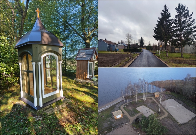 Tvarkėsi Darbėnų seniūnija: įgyvendinti įvairūs atnaujinimo darbai