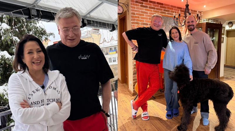 Irena ir Žilvinas Žvaguliai ir Audrius Bružas