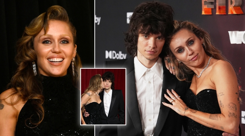 Miley Cyrus su savo mylimuoju Maxxu Morando.