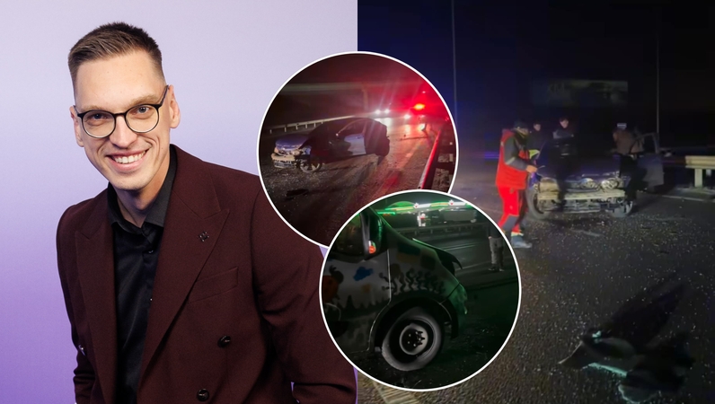 Mantas Bertulis pateko į avariją