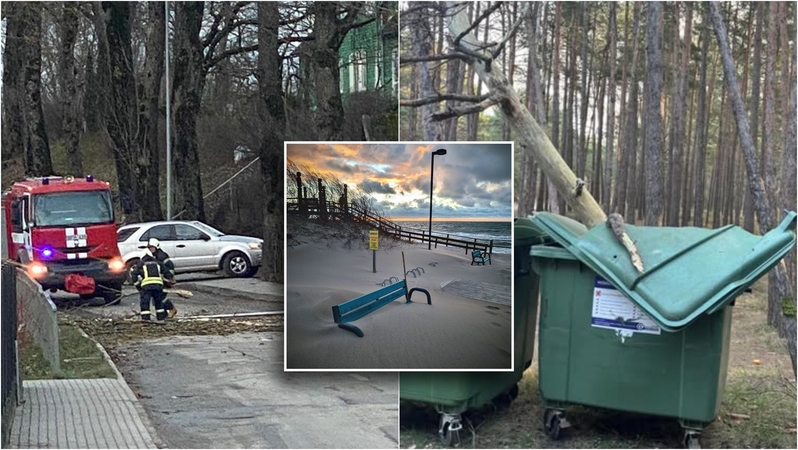 Audros pasekmės Lietuvoje: gyventojai dalijasi vaizdais