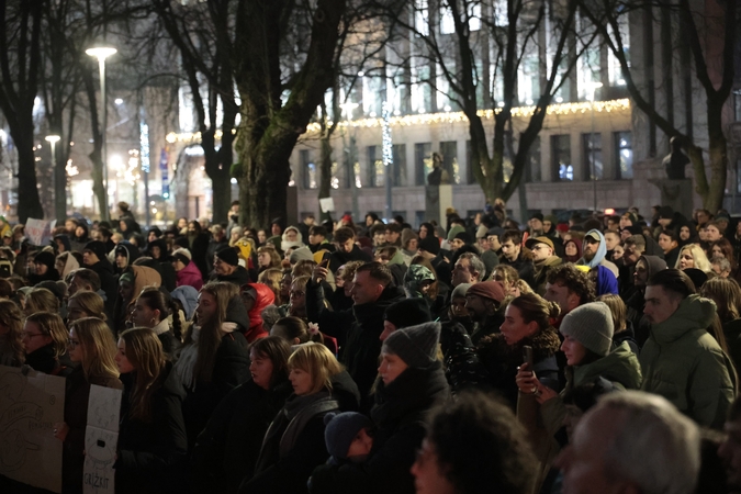 Kaune – protestas už laisvą žodį