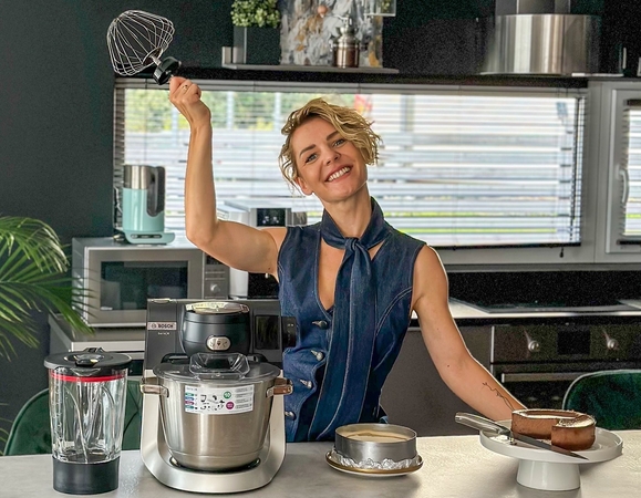 Efektyvu: „Mano taktika paprasta: jei neversi, bet pasiūlysi – suveiks“, – sako L. Rimgailė, savo šeimą pratinanti prie sveikesnių maisto pasirinkimų.