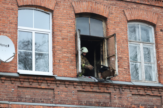 Šančiuose – pražūtingas gaisras