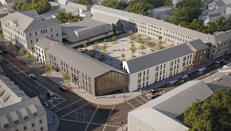 Kaune išrinkta geriausia Steigiamojo Seimo aikštės architektūrinė vizija 