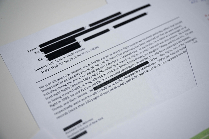 JAV teisingumo departamentas teigia, kad dar turi apie milijoną Jeffrey Epsteino bylos dokumentų