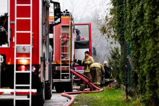 Vilniuje pleškėjo butas: įtariamas padegimas