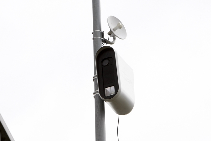 Veiks: kai tik bus atlikta metrologinė patikra, greičio matuoklis Medelyno gatvėje matuos greitį tų automobilių, kurie važiuos į miestą.