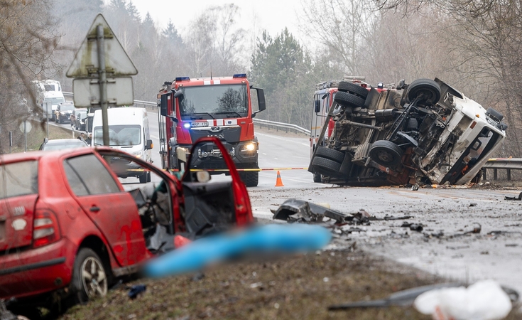 Tendencija: 35 proc. išaugo eismo įvykių skaičius, kurių priežastis – saugaus greičio nepasirinkimas arba leistino greičio viršijimas.