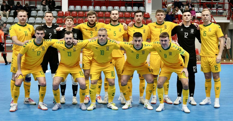 Bendražygiai: Lietuvos salės futbolo rinktinėje – keturių šalies klubų žaidėjai.