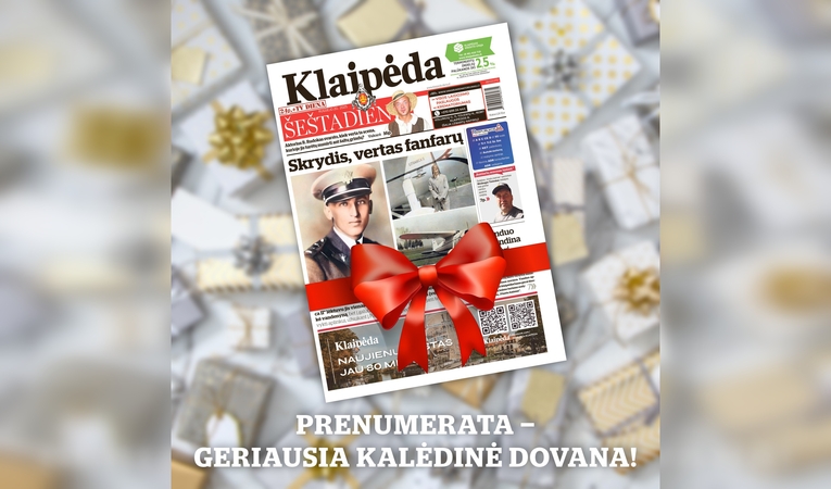 Jau nuo pirmojo 2026-ųjų numerio laikraščio tekstai bus spausdinami didesnėmis raidėmis.