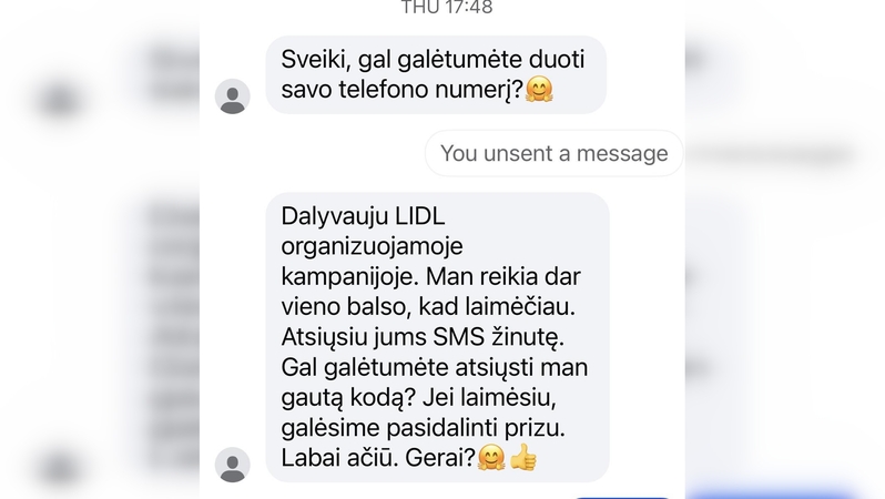 Klasta: sukčiai sugalvojo naują apgaulės būdą – žmones vilioja „prizais“, pasinaudodami žinomų prekių ženklų vardais.