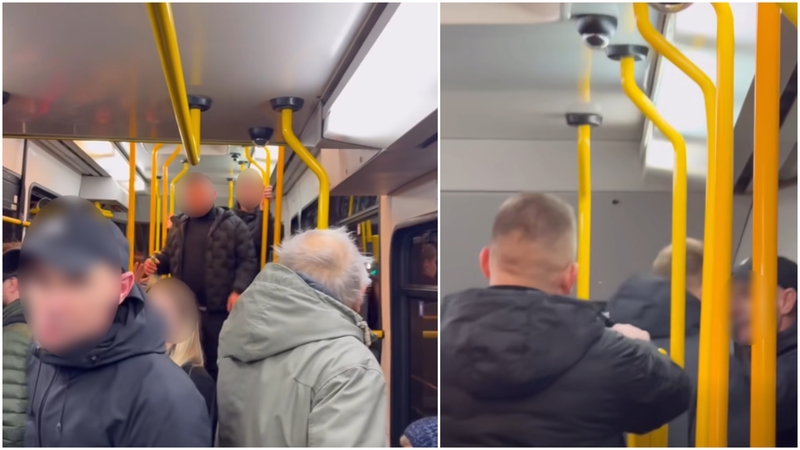 Vaizdo įraše – išpuolis prieš ukrainiečių porą: įniršo, kad kalba gimtąja kalba