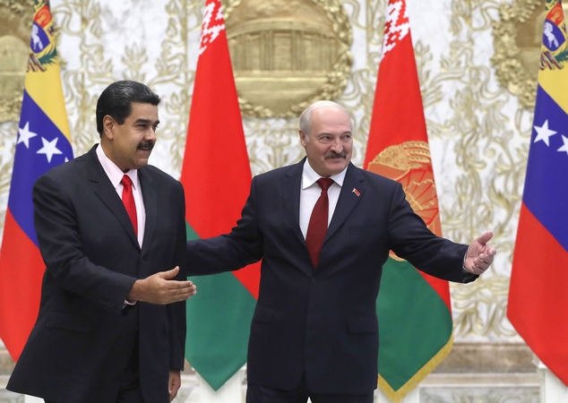 N. Maduro ir A. Lukašenka 2017 m.