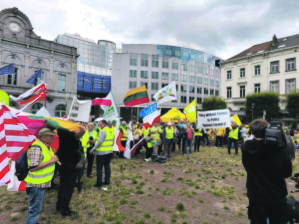 Protestai: Europos ūkininkai Briuselyje renkasi jau ne pirmą kartą.