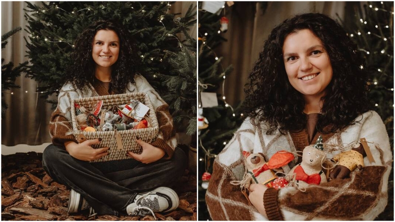 Misija: „Norisi kurti mielus personažus ar žvėrelius, kurie dovanotų gerą emociją“, – sako eglutės puošmenų kūrėja E. Mockevičienė.